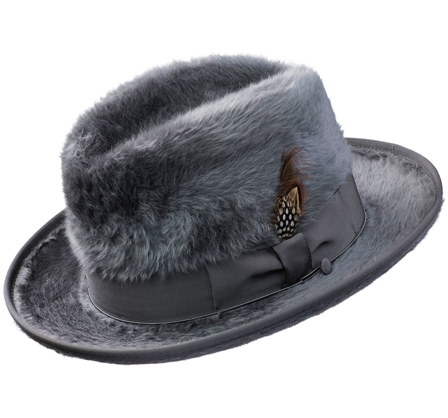 Alpha Godfather Homburg Beaver Hat | Vintage-Style Hat Alpha Godfather Homburg Beaver Hat | Vintage-Style Hat