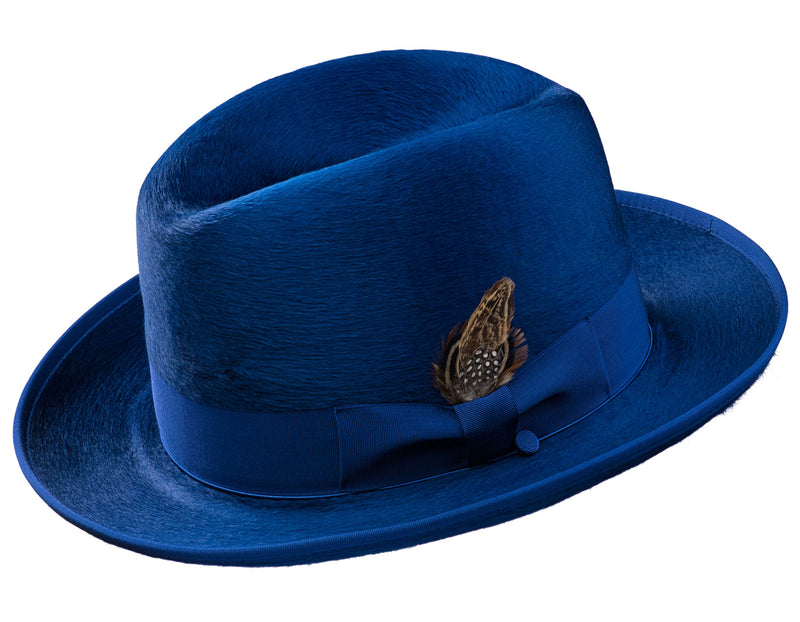 Alpha Godfather Homburg Beaver Silk Hat1